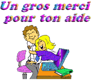 Gif animé un gros merci